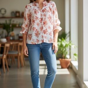LOFT Light Blue Skinny Jeans for Women